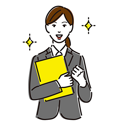 内定した女学生